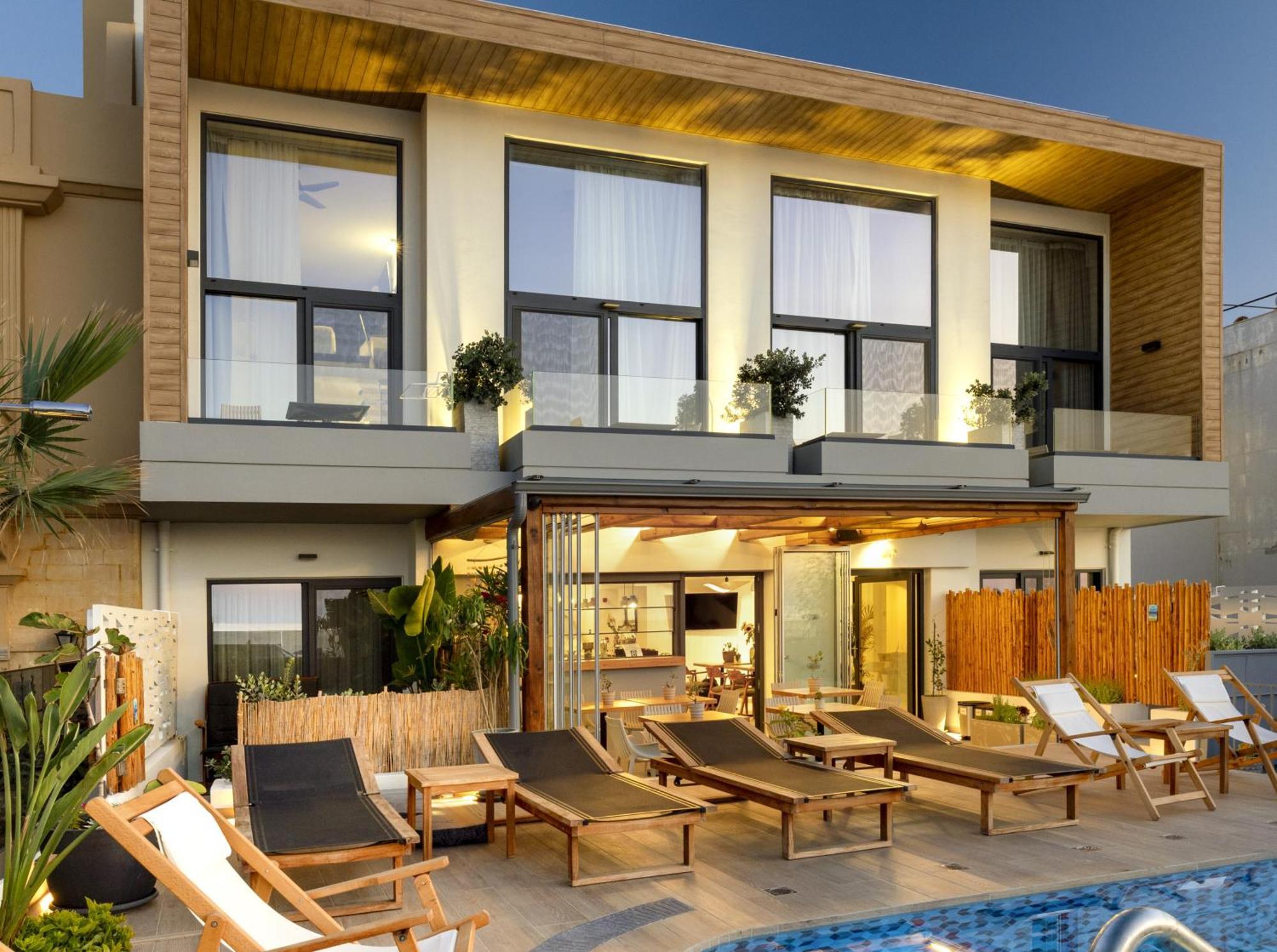 Calla Luxury Seafront Suites Ретимно Экстерьер фото