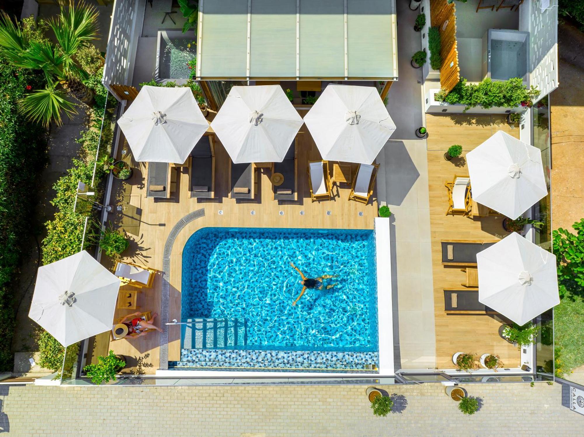 Calla Luxury Seafront Suites Ретимно Экстерьер фото